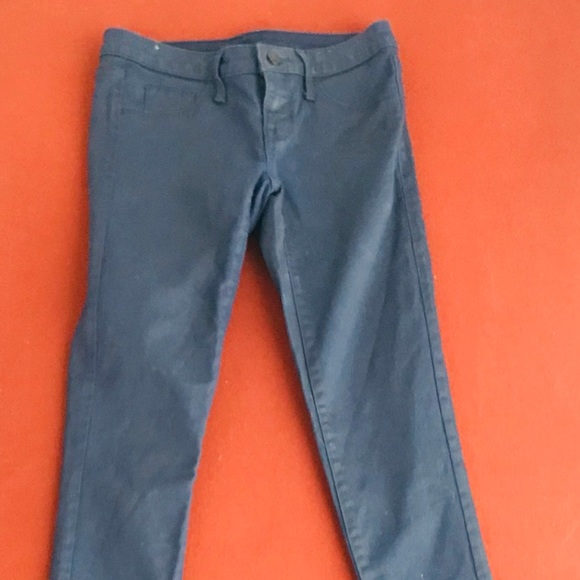 MOSSIMO SUPPLY CO. Dark Laminated SKINNY JEANS  00 - Picture 6 of 7